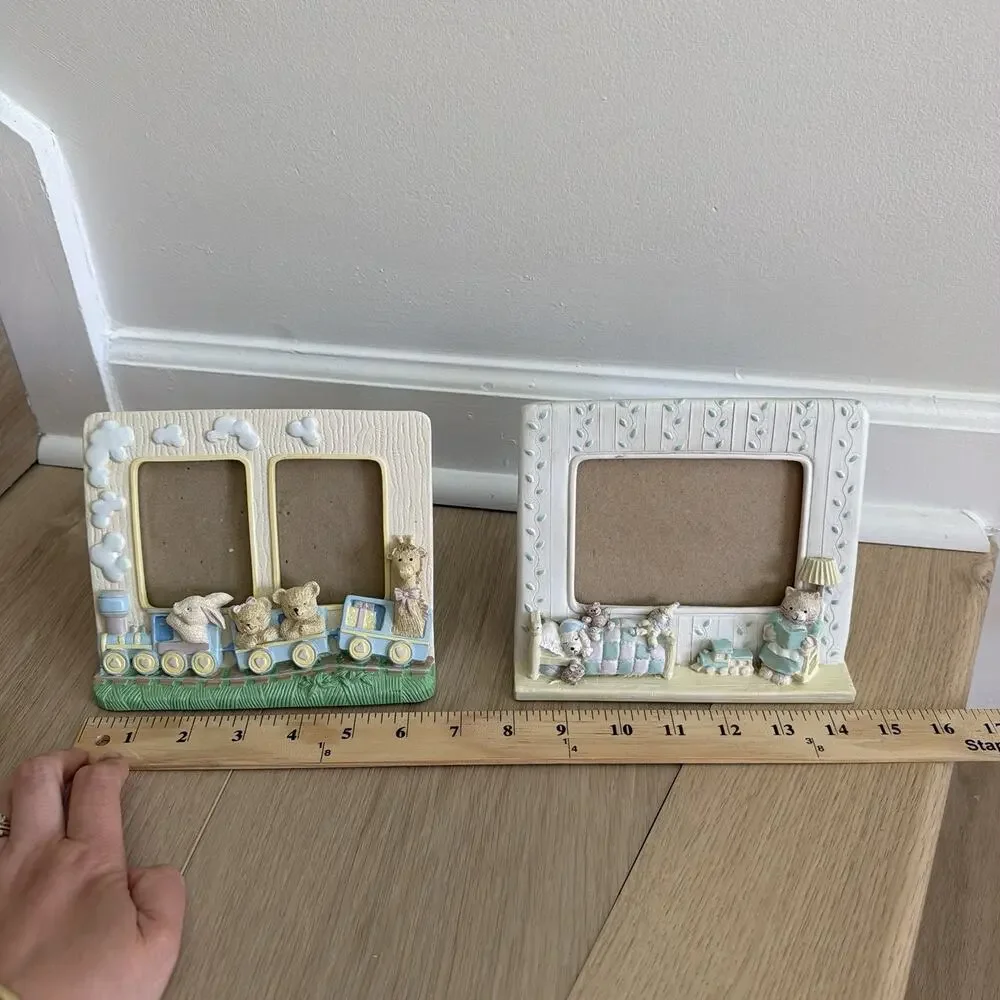 Vintage Set Of Two 90’s Nursery Child Photo Frames